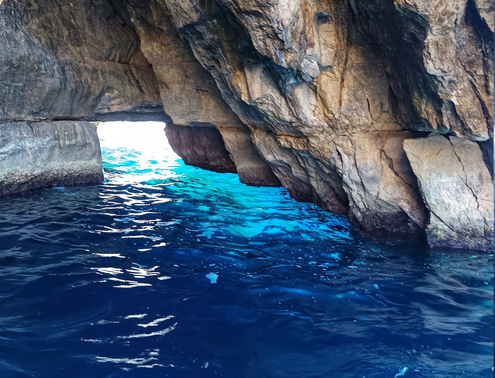 modré mořské pohlazení